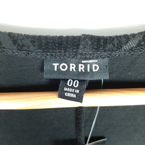 Torrid Black Flocked Jersey Hilo Velour Cardigan - Picture 6 of 9